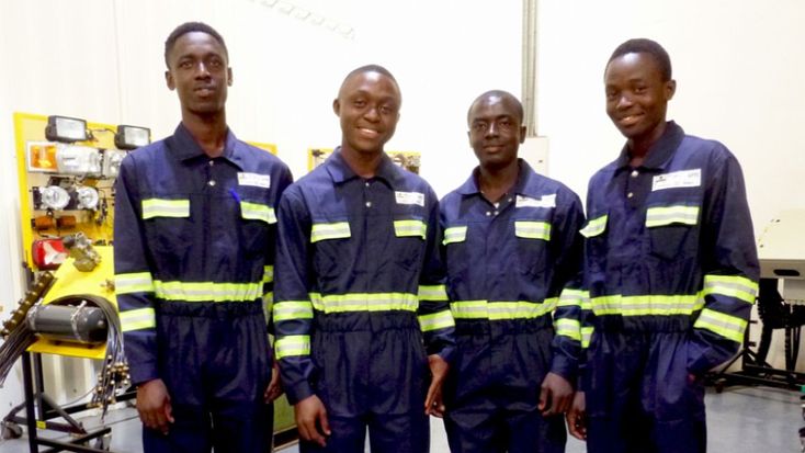 Happy students at St Mary's